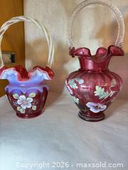 MaxSold Auction:  Fenton Glass Hand Painted Baskets - Fremont (California, USA) PARTNER MANAGED Estate Sale Online Auction - Las Palmas Avenue