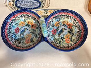 MaxSold Auction: Handpainted Polish Pottery - Fremont (California, USA) PARTNER MANAGED Estate Sale Online Auction - Las Palmas Avenue