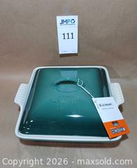 MaxSold Auction: Le Creuset "Artichaut" Square Dish - Fremont (California, USA) PARTNER MANAGED Estate Sale Online Auction - Las Palmas Avenue