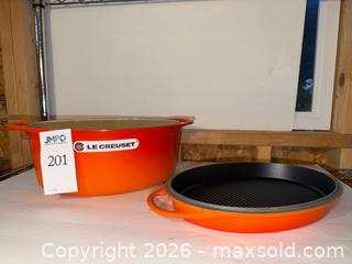 MaxSold Auction: Le Creuset Multi Function Oval/Grill NIB - Fremont (California, USA) PARTNER MANAGED Estate Sale Online Auction - Las Palmas Avenue