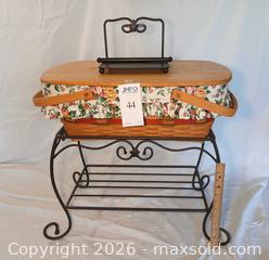 MaxSold Auction: Longaberger Hostess Treasures Basket - Fremont (California, USA) PARTNER MANAGED Estate Sale Online Auction - Las Palmas Avenue