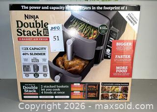 MaxSold Auction: Ninja 2-Basket Air Fryer-NEW - Fremont (California, USA) PARTNER MANAGED Estate Sale Online Auction - Las Palmas Ave