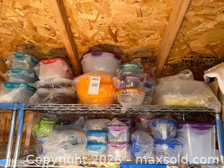 MaxSold Auction: Plastic Food Storage - Fremont (California, USA) PARTNER MANAGED Estate Sale Online Auction - Las Palmas Avenue