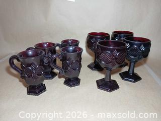 MaxSold Auction: Seeing Red Glassware - Fremont (California, USA) PARTNER MANAGED Estate Sale Online Auction - Las Palmas Avenue