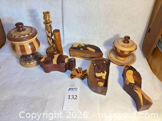 MaxSold Auction: Wood Crafted items - Fremont (California, USA) PARTNER MANAGED Estate Sale Online Auction - Las Palmas Avenue