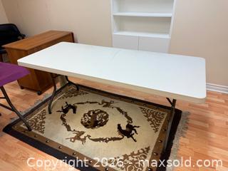 MaxSold Auction: 6ft Plastic Folding Table # 1 - Markham (Ontario, Canada) SELLER MANAGED Moving Online Auction - Winter Creek Crescent