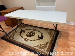 MaxSold Auction: 6ft Plastic Folding Table # 2 - Markham (Ontario, Canada) SELLER MANAGED Moving Online Auction - Winter Creek Crescent