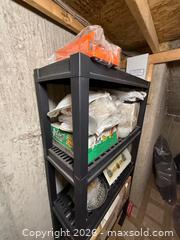 MaxSold Auction: Black Plastic 4-Tier Shelving # 2 - Markham (Ontario, Canada) SELLER MANAGED Moving Online Auction - Winter Creek Crescent