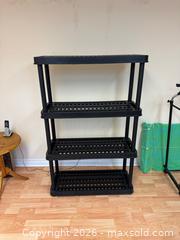 MaxSold Auction: Medium Black Plastic Shelving - Markham (Ontario, Canada) SELLER MANAGED Moving Online Auction - Winter Creek Crescent