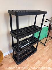 MaxSold Auction: Medium Black Plastic Shelving - Markham (Ontario, Canada) SELLER MANAGED Moving Online Auction - Winter Creek Crescent