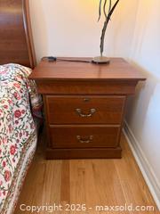 MaxSold Auction: Pair of Cherry Wood Nightstands - Markham (Ontario, Canada) SELLER MANAGED Moving Online Auction - Winter Creek Crescent