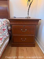 MaxSold Auction: Pair of Cherry Wood Nightstands - Markham (Ontario, Canada) SELLER MANAGED Moving Online Auction - Winter Creek Crescent