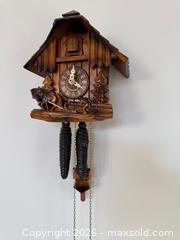 MaxSold Auction: Small Wood Cuckoo Clock, Made in Germany - Markham (Ontario, Canada) SELLER MANAGED Moving Online Auction - Winter Creek Crescent