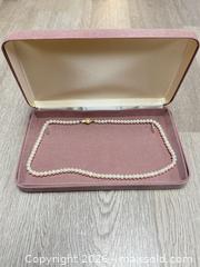 MaxSold Auction: 14k gold & natural pearls necklace 16” - Cocoa (Florida, USA) SELLER MANAGED Estate Sale Online Auction - Broadcast Ct.