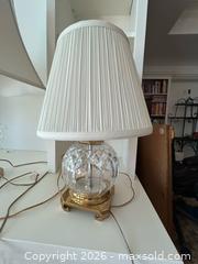 MaxSold Auction: Waterford Crystal Table Lamp - Burlington (Ontario, Canada) PARTNER MANAGED Downsizing Online Auction - Cumberland Avenue (STORAGE)