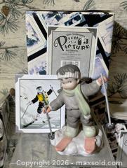 MaxSold Auction: Enesco 3-Figurines and 2 Ornaments - Lakeland (Florida, USA) SELLER MANAGED Downsizing Online Auction - West Socrum Loop Road