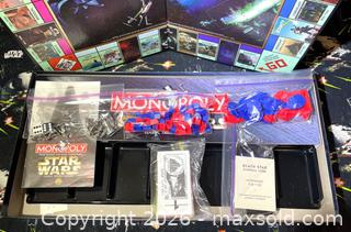 MaxSold Auction: Star Wars Monopoly Classic Trilogy Edition Game - Lakeland (Florida, USA) SELLER MANAGED Downsizing Online Auction - West Socrum Loop Road
