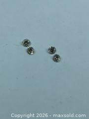 MaxSold Auction: FOUR (0.13CTW) NATURAL! SI-VVS ROUND BRILLIANT DIAMONDS  - Toronto (Ontario, Canada) PARTNER MANAGED Downsizing Online Auction - Queen Street East