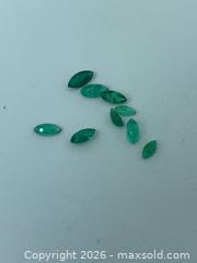 MaxSold Auction: GENUINE!! (1.01ctw) CRAZY!  MIXED LOT OF MARQUESS EMERALDS - Toronto (Ontario, Canada) SELLER MANAGED Downsizing Online Auction - Queen Street East