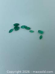 MaxSold Auction: GENUINE!! (1.01ctw) CRAZY!  MIXED LOT OF MARQUESS EMERALDS - Toronto (Ontario, Canada) SELLER MANAGED Downsizing Online Auction - Queen Street East