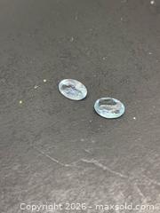 MaxSold Auction: Pair of Natural Oval Aquamarines (0.58CTW) - Toronto (Ontario, Canada) PARTNER MANAGED Downsizing Online Auction - Queen Street East