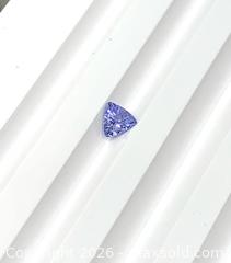 MaxSold Auction: RARE!! (0.41ct)   Tanzanite Trillion Gemstone – Premium Quality  - Toronto (Ontario, Canada) PARTNER MANAGED Downsizing Online Auction - Queen Street East