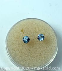 MaxSold Auction: VERY RARE!! AAA Blue Montana Sapphire .925 SILVER STUDS - Toronto (Ontario, Canada) PARTNER MANAGED Downsizing Online Auction - Queen Street East