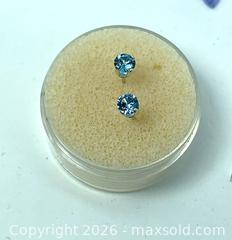 MaxSold Auction: VERY RARE!! AAA Blue Montana Sapphire .925 SILVER STUDS - Toronto (Ontario, Canada) PARTNER MANAGED Downsizing Online Auction - Queen Street East