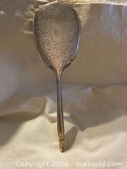 MaxSold Auction: 1900s Victorian Sterling Silver Vanity Hand Mirror with Engraved Floral Scrollwork - Toronto (Ontario, Canada) SELLER MANAGED Downsizing Online Auction - O'connor Drive (CONDO)