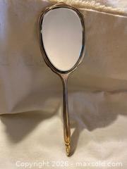 MaxSold Auction: 1900s Victorian Sterling Silver Vanity Hand Mirror with Engraved Floral Scrollwork - Toronto (Ontario, Canada) SELLER MANAGED Downsizing Online Auction - O'connor Drive (CONDO)