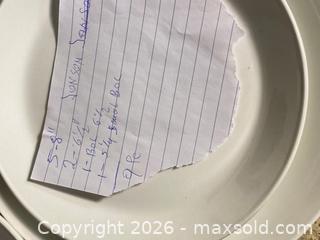 MaxSold Auction: Johnson Brothers Ironstone Dinnerware Set, White - Made in England 9Pcs - Toronto (Ontario, Canada) SELLER MANAGED Downsizing Online Auction - O'connor Drive (CONDO)