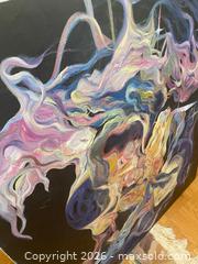 MaxSold Auction: Surreal Abstract-Figurative Modern Original Painting on Stretched Canvas - 40"x36" - Toronto (Ontario, Canada) SELLER MANAGED Downsizing Online Auction - O'connor Drive (CONDO)