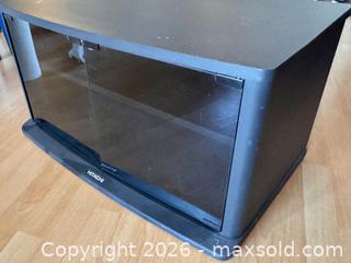MaxSold Auction: Hitachi Black TV Stand / Media Cabinet, Medium (fits 32–42" TV) - Toronto (Ontario, Canada) SELLER MANAGED Estate Sale Online Auction - Lake Shore Boulevard West (CONDO)