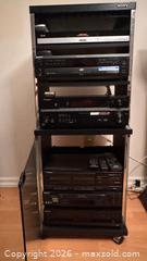 MaxSold Auction: Open Sony AV Rack with Sony, Pioneer, LG Audio/Video Components - Toronto (Ontario, Canada) SELLER MANAGED Estate Sale Online Auction - Lake Shore Boulevard West (CONDO)