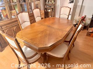 MaxSold Auction: Traditional Solid Wood Dining Set with Sideboard, 6-Seat - Toronto (Ontario, Canada) SELLER MANAGED Estate Sale Online Auction - Lake Shore Boulevard West (CONDO)