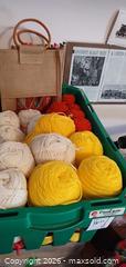MaxSold Auction: Yarn and Knitting Supplies with Plastic Drawer & Bin D - Toronto (Ontario, Canada) Downsizing Online Auction - Century Drive