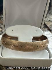MaxSold Auction: 10kt gold bangle  - Oshawa (Ontario, Canada) SELLER MANAGED Estate Sale Online Auction -  Maddock