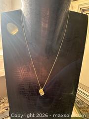 MaxSold Auction: 10kt gold chain and solid gold pendant.  - Oshawa (Ontario, Canada) SELLER MANAGED Estate Sale Online Auction -  Maddock