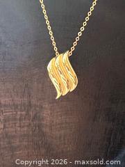 MaxSold Auction: 10kt gold chain and solid gold pendant.  - Oshawa (Ontario, Canada) SELLER MANAGED Estate Sale Online Auction -  Maddock