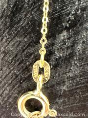 MaxSold Auction: 10kt gold chain and solid gold pendant.  - Oshawa (Ontario, Canada) SELLER MANAGED Estate Sale Online Auction -  Maddock