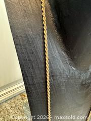MaxSold Auction: 31” long 14kt gold rope chain  - Oshawa (Ontario, Canada) SELLER MANAGED Estate Sale Online Auction -  Maddock