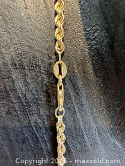 MaxSold Auction: 31” long 14kt gold rope chain  - Oshawa (Ontario, Canada) SELLER MANAGED Estate Sale Online Auction -  Maddock
