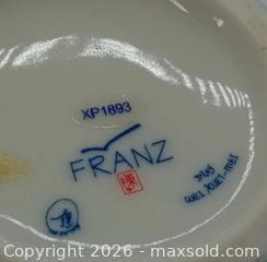 MaxSold Auction: Franz Porcelain Decorative Vase (1893)  Floral Blue Green White - Oshawa (Ontario, Canada) SELLER MANAGED Estate Sale Online Auction -  Maddock Drive