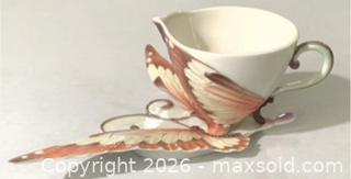 MaxSold Auction: Franz Porcelain Papillon Butterfly cup and saucer set.  - Oshawa (Ontario, Canada) SELLER MANAGED Estate Sale Online Auction -  Maddock Drive
