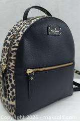 MaxSold Auction: Kate Spade New York Black Leopard Sammy Grove Street Leather Backpack  - Oshawa (Ontario, Canada) SELLER MANAGED Estate Sale Online Auction -  Maddock Drive