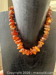 MaxSold Auction: Large Baltic Amber Nugget necklace  - Oshawa (Ontario, Canada) SELLER MANAGED Estate Sale Online Auction -  Maddock Drive