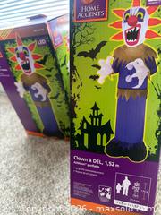 MaxSold Auction: Lot of 2 Halloween LED clown  - Oshawa (Ontario, Canada) SELLER MANAGED Estate Sale Online Auction -  Maddock Drive