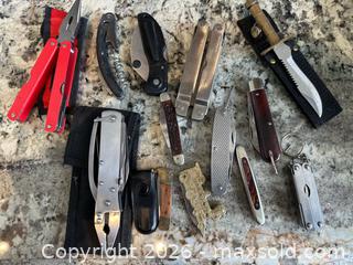 MaxSold Auction: Lot of antique and modern cutting utensils - Oshawa (Ontario, Canada) SELLER MANAGED Estate Sale Online Auction -  Maddock Drive