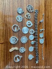 MaxSold Auction: Sterling silver bracelets and charms lot - Oshawa (Ontario, Canada) SELLER MANAGED Estate Sale Online Auction -  Maddock Drive
