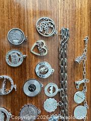 MaxSold Auction: Sterling silver bracelets and charms lot - Oshawa (Ontario, Canada) SELLER MANAGED Estate Sale Online Auction -  Maddock Drive